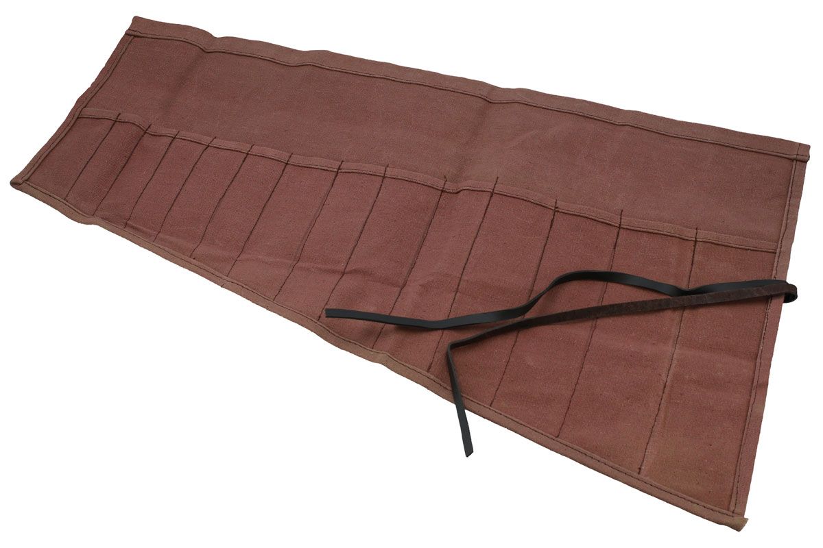 Gunson GUN-77166 retro villáskulcs tartó, feltekerhető, vászon, 14-zsebes termék fő termékképe