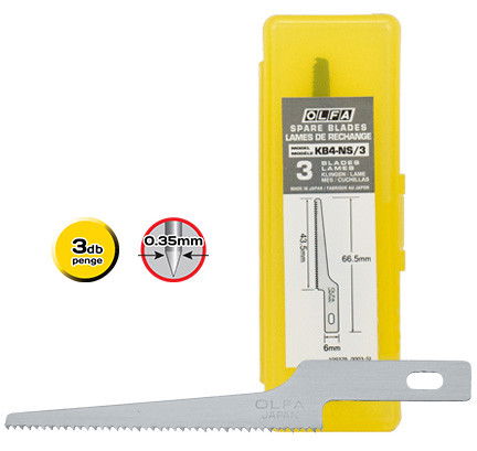 Olfa KB4-NS-3 penge dekor- és művészkésekhez, 3 db/csomag termék fő termékképe