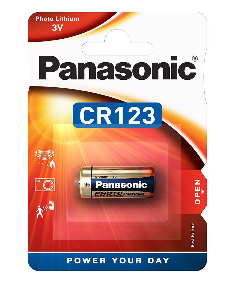 Panasonic CR123 3V lítium fotóelem, 1 db/bliszter termék fő termékképe